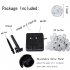 Globe Outdoor Solar String Lights  21FT 30 LED Fairy Bubble Crystal Ball Lights  Christmas Solar Rope Light for Holiday Party Decoration 