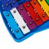 Glockenspiel Xylophone Professional 25 Note Xylophone Colorful Metal Keys Xylophone With Case For Beginners Music Teaching blue