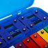 Glockenspiel Xylophone Professional 25 Note Xylophone Colorful Metal Keys Xylophone With Case For Beginners Music Teaching yellow