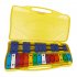 Glockenspiel Xylophone Professional 25 Note Xylophone Colorful Metal Keys Xylophone With Case For Beginners Music Teaching yellow