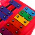 Glockenspiel Xylophone Professional 25 Note Xylophone Colorful Metal Keys Xylophone With Case For Beginners Music Teaching yellow