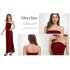 Glorystar Womens Strapless Ruched Casual Maxi Dress With Pocket