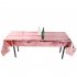 Glossy Disposable Rose Gold Tablecloth Christmas 1x2 7M Party Decoration Aluminum Foil Tablecloth For Picnics Rose gold