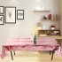 Glossy Disposable Rose Gold Tablecloth Christmas 1x2 7M Party Decoration Aluminum Foil Tablecloth For Picnics Rose gold