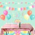 Glossy Disposable Rose Gold Tablecloth Christmas 1x2 7M Party Decoration Aluminum Foil Tablecloth For Picnics Rose gold