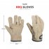 Gloves For Bbq Grill Welding Work Heat Resistant Leather Oven Safety Gloves Silver gray