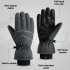 Gloves Windproof Superior Thermal Windproof Gloves With PU Palm Sports Gloves For Outdoor Winter Women Men SK39 gray M