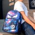 Glow In The Dark Backpack Starry Night School Bag With USB Charging Port Laptop Bag Handbag For Boys Girls    USB   Starry Sky Blue