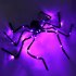 Glowing Plush Spider Bendable Halloween Extra Large Lifelike Fake Spider Layout Prop For Outdoor Yard Decor 3 6m spider web  Orange 