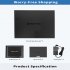 Gmktec Mini PC Nucbox 3 Desktop Computer Win Kb3 J4125 Quad Core Palm Pocket Computer Black 8 128GB US Plug