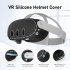 Goggles Protection Anti Scratch Gaming Accessories Preventing Dust Collisions Compatible For Meta Quest3 VR Headset black