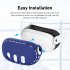 Goggles Protection Anti Scratch Gaming Accessories Preventing Dust Collisions Compatible For Meta Quest3 VR Headset black