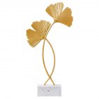 Gold Metal Leaf Wall Decor Wall Ornaments for Bedroom Hanging Parts Hotel Wall Decoration large