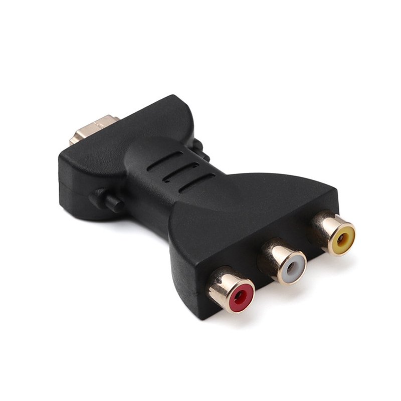 Gold-plated Hdmi-compatible To 3 Rgb/rca Video Audio  Adapter Digital Signal Av Component Converter as picture show