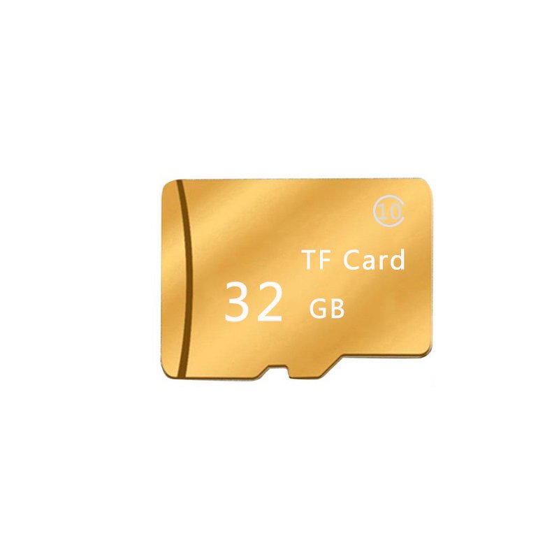 Golden Memory Card TF Card Temperature Resistance Anti-shock Memory Card