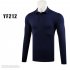Golf Autumn Winter Clothes for Men Long Sleeve T shoirt Pure Color Ball Uniform Navy L