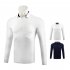 Golf Autumn Winter Clothes for Men Long Sleeve T shoirt Pure Color Ball Uniform white XXL