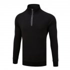 Golf Autumn Winter Sweater Male High Collar Long Sleeve Simier Thicken Warm Clothes YF108 black plus blouse_XXL