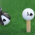 Golf Ball Pick Up Tool Petal Shaped Suction Cup Picker For Sucker Retriever Putter Grip black