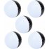 Golf Ball Two Colors Black White Putter Aiming Line Double Layer Golf Practice Ball Training Accessory  Black and white