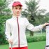 Golf Clothes Autumn Winter Wind Coat Female Sport Jacket Long Sleeve Top creamy white S