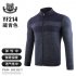 Golf Clothes Autumn Winter Long Sleeve Jacket Warm Knitted Clothes Yf214 light blue XXL