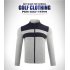 Golf Clothes Autumn Winter Long Sleeve Jacket Warm Knitted Clothes Yf214 light blue XXL