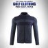 Golf Clothes Autumn Winter Long Sleeve Jacket Warm Knitted Clothes Yf214 navy XL