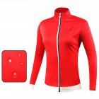 Golf Clothes Autumn Winter Wind Coat Female Sport Jacket Long Sleeve Top red_M