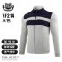 Golf Clothes Autumn Winter Long Sleeve Jacket Warm Knitted Clothes Yf214 gray XXL