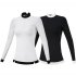 Golf Clothes Female Autumn Winter Clothes Long Sleeve T shirt Slim Golf Suit for Women black L