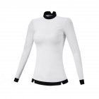 Golf Clothes Female Autumn Winter Clothes Long Sleeve T-shirt Slim Golf Suit for Women white_S