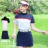 Golf Clothes Female Short Sleeve T shirt Spring Summer Women Top and Skirt Sport Suit YF176 top S