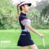 Golf Clothes Female Short Sleeve T shirt Spring Summer Women Top and Skirt Sport Suit YF176 top L
