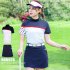 Golf Clothes Female Short Sleeve T shirt Spring Summer Women Top and Skirt Sport Suit YF176 top XL