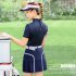 Golf Clothes Female Short Sleeve T shirt Spring Summer Women Top and Skirt Sport Suit QZ045 skirt M