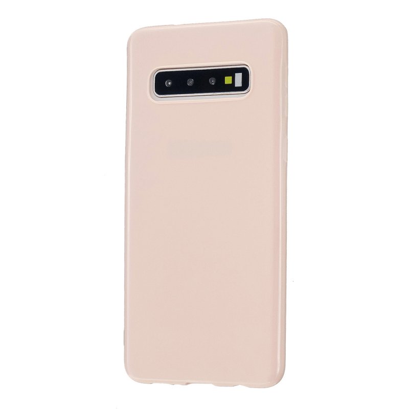 For Samsung S10/S10E/S10 Plus Cellphone Case Precise Cutouts Simple Profile Soft TPU Mobile Phone Shell Sakura pink