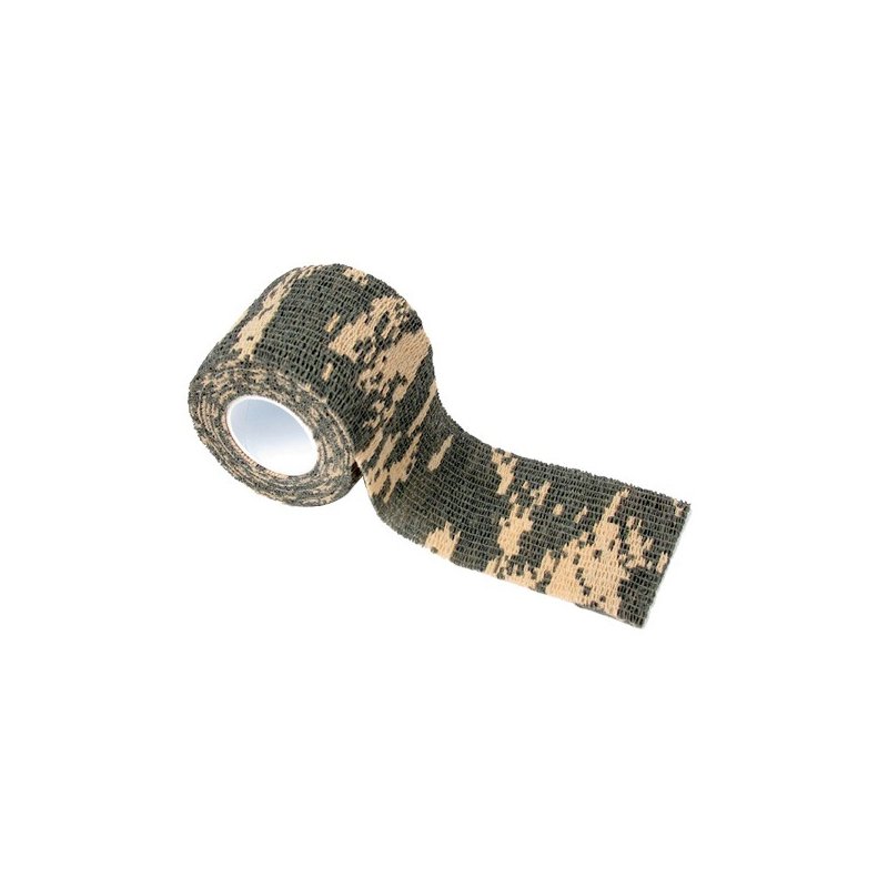 Self-Adhesive Extendable Camouflage Cloth Outdoor Hunting Camouflage Tape Bandage Riding Bicycle Sticker ACU camouflage