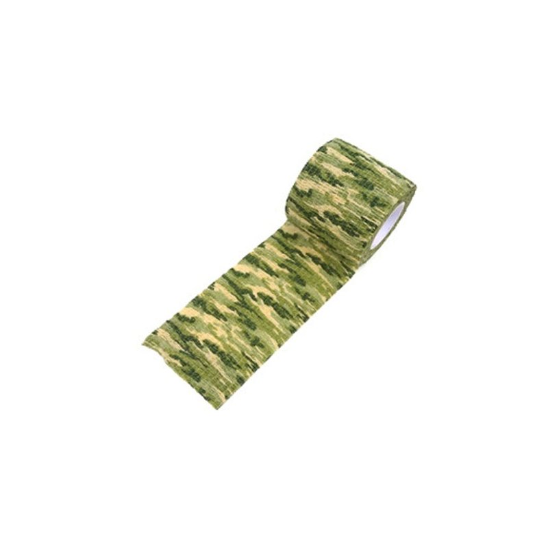 Self-Adhesive Extendable Camouflage Cloth Outdoor Hunting Camouflage Tape Bandage Riding Bicycle Sticker Grass camouflage