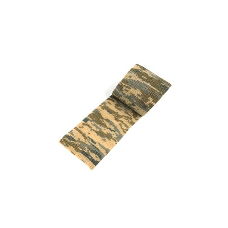 Self-Adhesive Extendable Camouflage Cloth Outdoor Hunting Camouflage Tape Bandage Riding Bicycle Sticker Desert camouflage