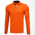 Golf Clothes Male Long Sleeve T shirt Autumn Winter Clothes YF095 orange L