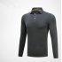 Golf Clothes Male Long Sleeve T shirt Autumn Winter Clothes for Men YF148 royal blue M