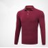 Golf Clothes Male Long Sleeve T shirt Autumn Winter Clothes for Men YF148 red XL