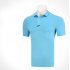 Golf Clothes Male Short Sleeve T shirt Summer Golf Ball Uniform for Men Lake Blue M