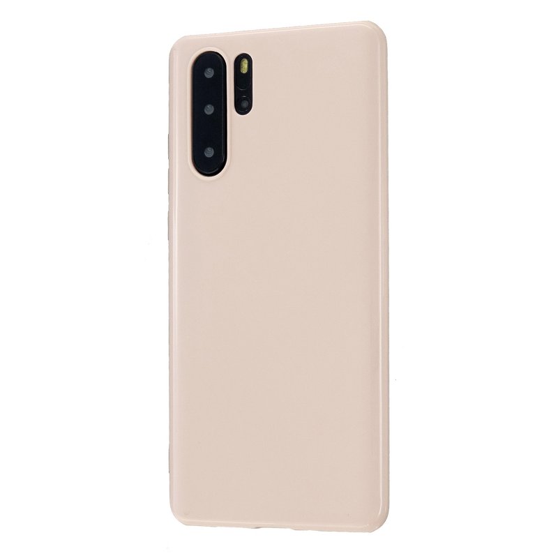 For HUAWEI P30/P30 Lite/P30 Pro Cellphone Case Simple Profile Soft TPU Scratch Proof Phone Shell Sakura pink
