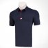 Golf Clothes Male Short Sleeve T shirt Summer Golf Ball Uniform for Men Navy M
