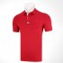 Golf Clothes Male Short Sleeve T shirt Summer Golf Ball Uniform for Men red XL