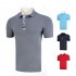 Golf Clothes Male Short Sleeve T shirt Summer Golf Ball Uniform for Men white L
