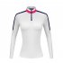 Golf Clothes Women Autumn Winter Clothes Long Sleeve T shirt Slim Golf Suit YF207 white navy blue stitching long sleeve S