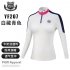 Golf Clothes Women Autumn Winter Clothes Long Sleeve T shirt Slim Golf Suit YF207 white navy blue stitching long sleeve S